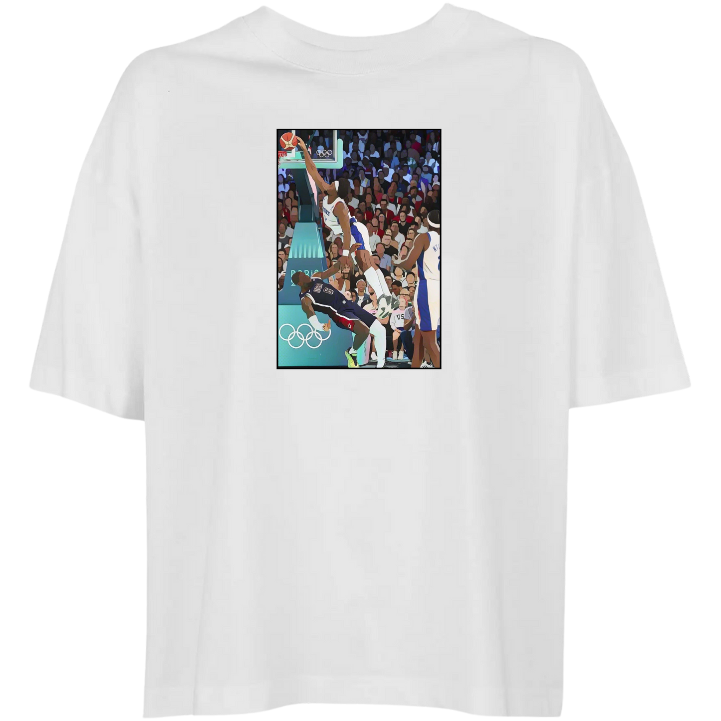 T-Shirt Oversize Wendy - Poster Yabu - Femme