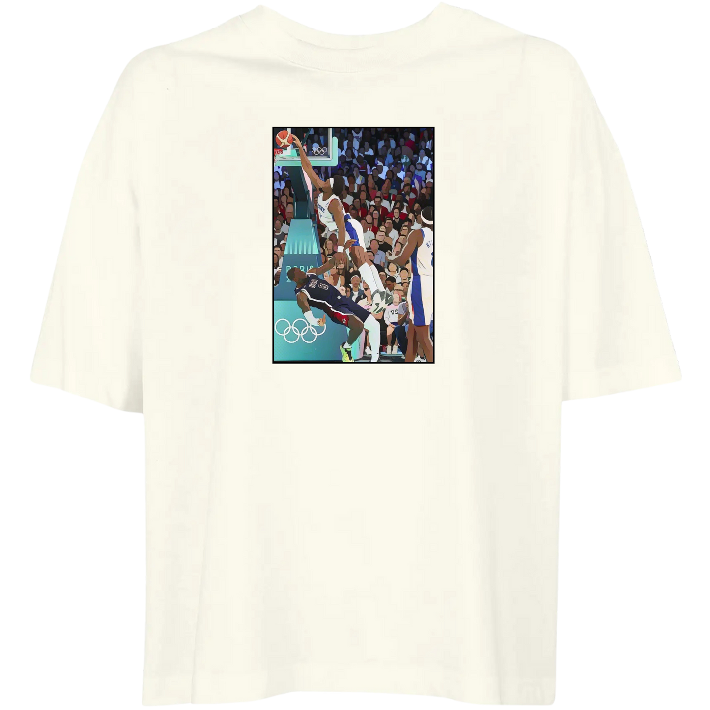 T-Shirt Oversize Wendy - Poster Yabu - Femme