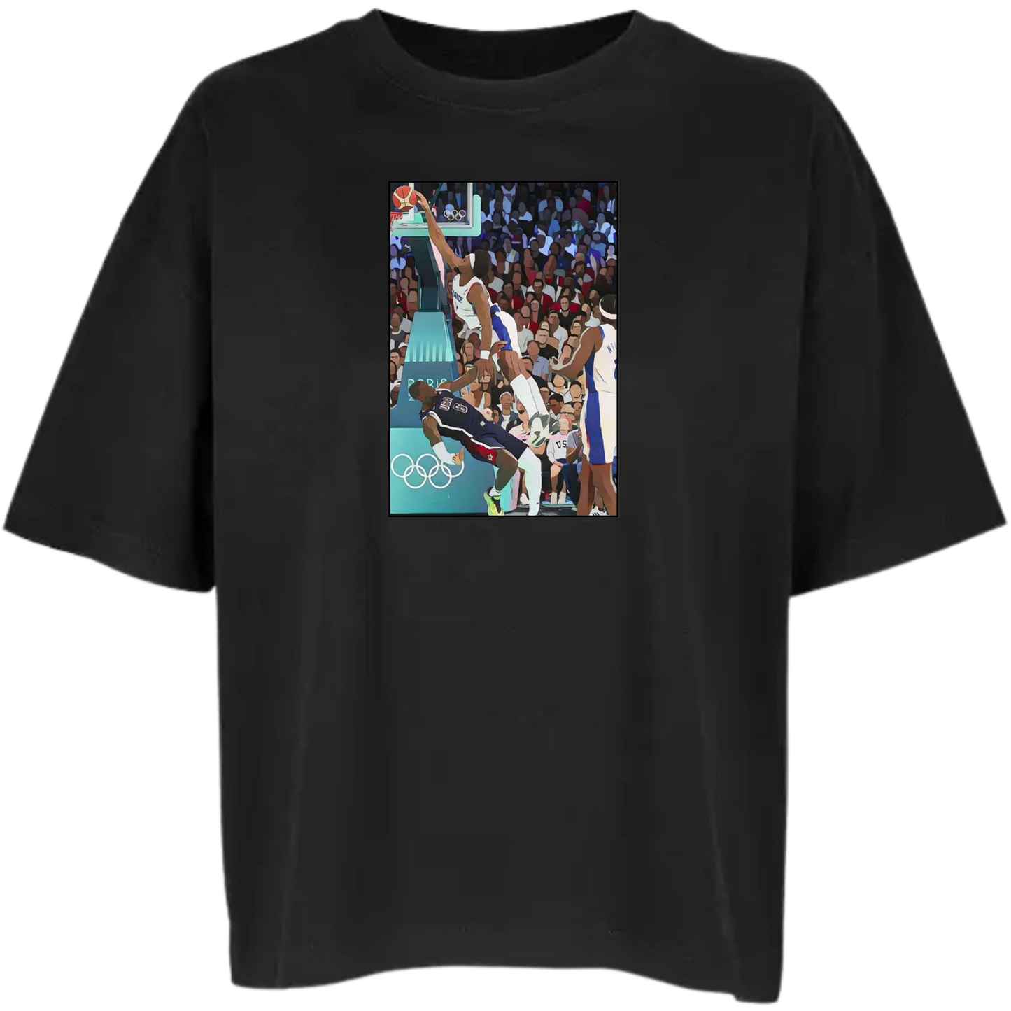 T-Shirt Oversize Wendy - Poster Yabu - Femme